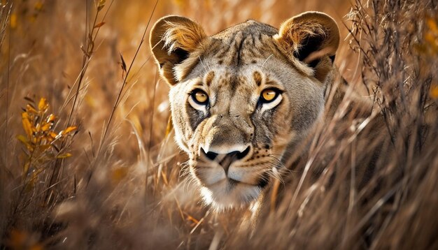 絶滅危惧種のベンガル老虎は 人工知能によって作成された 警戒と威厳を隠しています