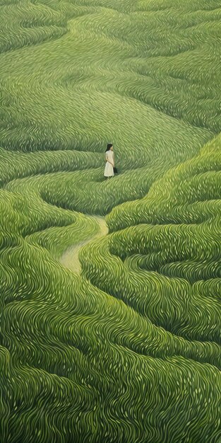 Endless Lawn Mindbending Patterns In Rural China