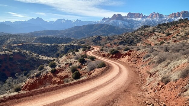 Photo endless mountains of greece