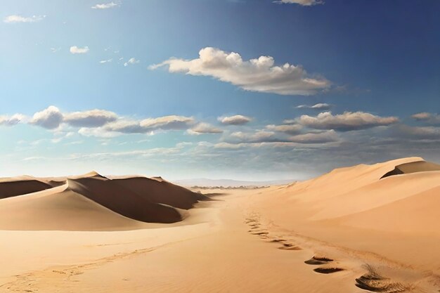 The endless sands of the dune