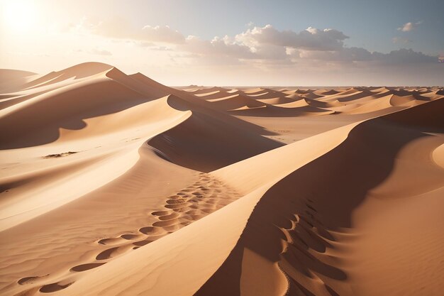 The endless sands of the dune