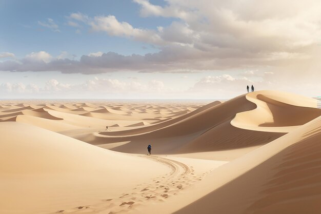 The endless sands of the dune