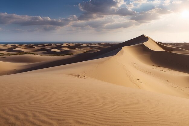 The endless sands of the dune