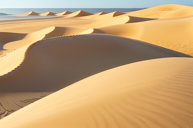 The endless sands of the dune