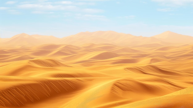 An endless sea of golden sand dunes stretches out before you a testament to the sheer power and beauty of nature