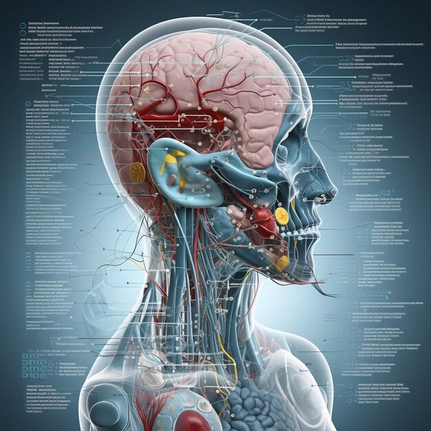 endocrine system visualized as a modern tech network