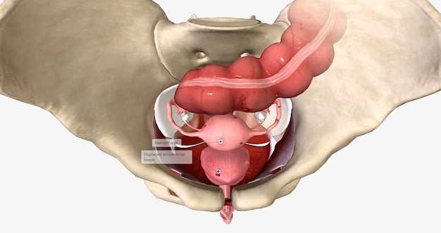 子宮内膜症は、子宮の外で子宮内膜組織が増殖することを特徴とする症状です