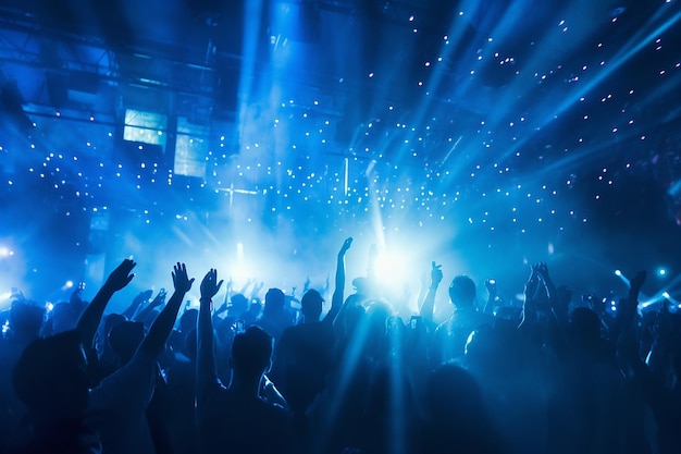Энергичный рок-концерт, вечеринка, фестиваль, ночной клуб.