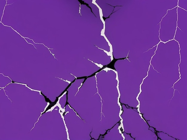 Energetic urban aesthetics abstract black lightning and wall cracks