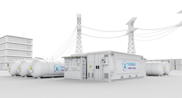 Energieopslagsysteem of batterijcontainer voor infrastructuurontwikkeling