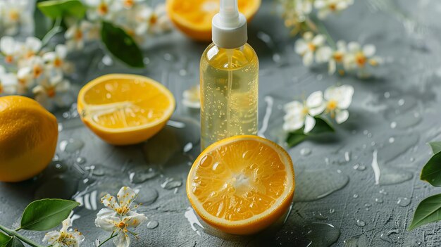 活力を与えるオレンジの花のボディスプラッシュ
