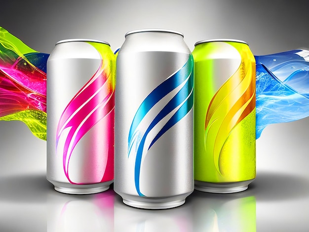 Energy Drink c4 white color different graphics background design free downloade
