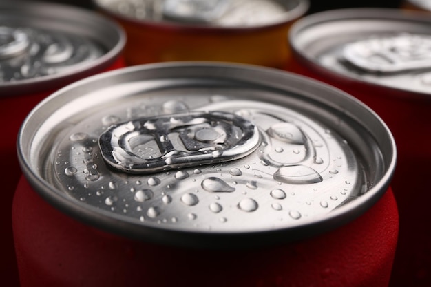 エネルギードリンクは湿ったのクローズアップ 機能的な飲み物
