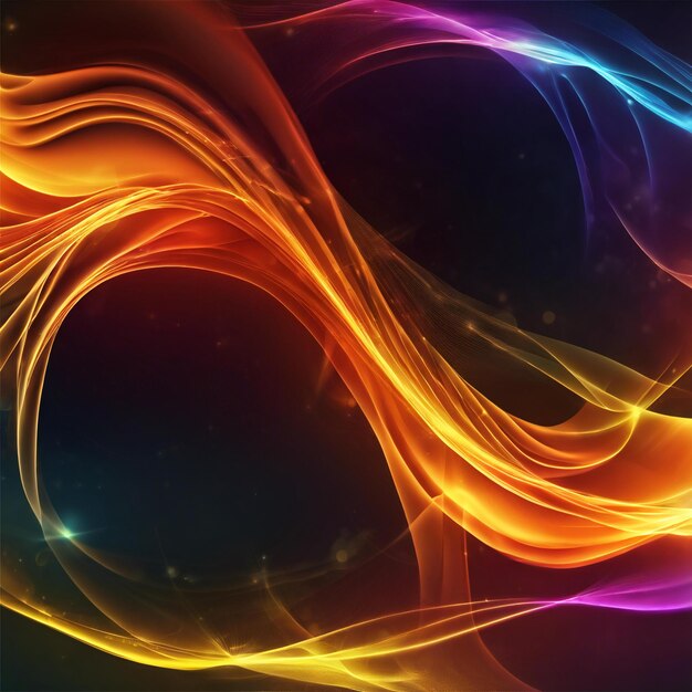 Energy flow abstract background