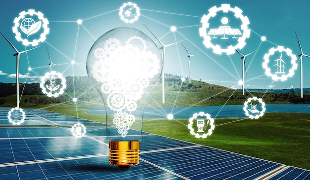 energy innovation light bulb graphic interface uds