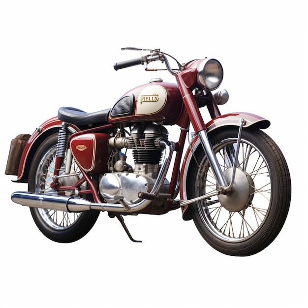 Photo enfield with white background high quality ultra hd