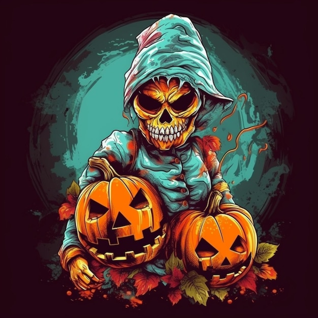 eng en cool halloween-ontwerp