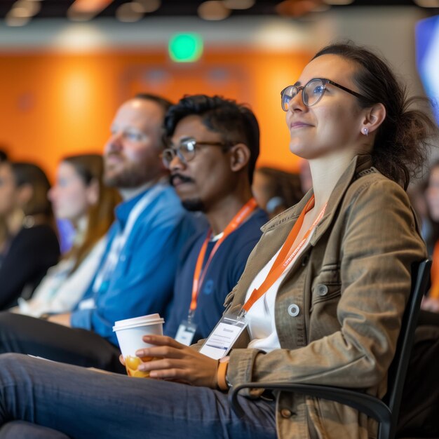 Engaged Audience in OrangeLit Conference Room