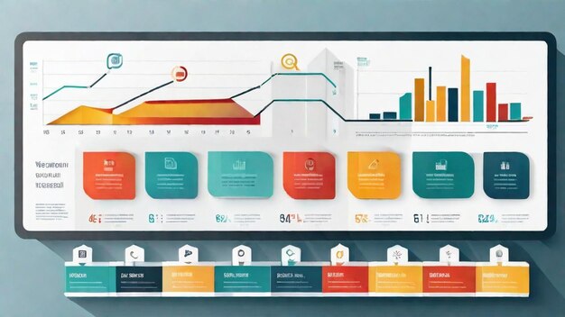 Инфографика с привлекательными и информативными данными