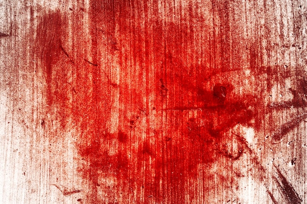 Enge bloedige muur witte muur met bloedspetters voor halloween-achtergrond
