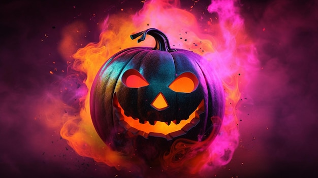 Enge Jack O Lantern Halloween-pompoen