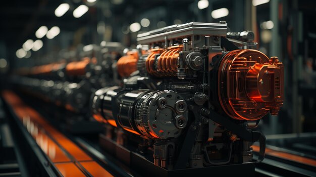 Engine of a car