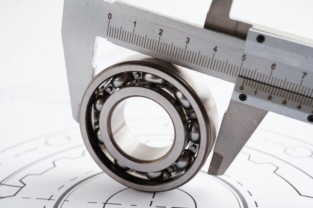 engineering and precision tools with metal ball bering mechanical industrial