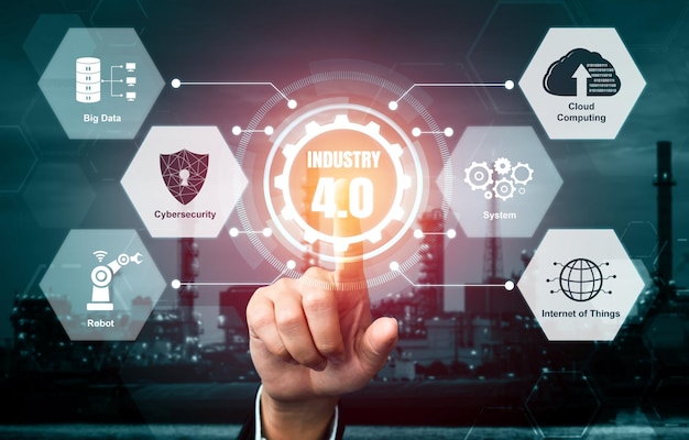 Engineering technologie en industrie 4.0 smart factory concept