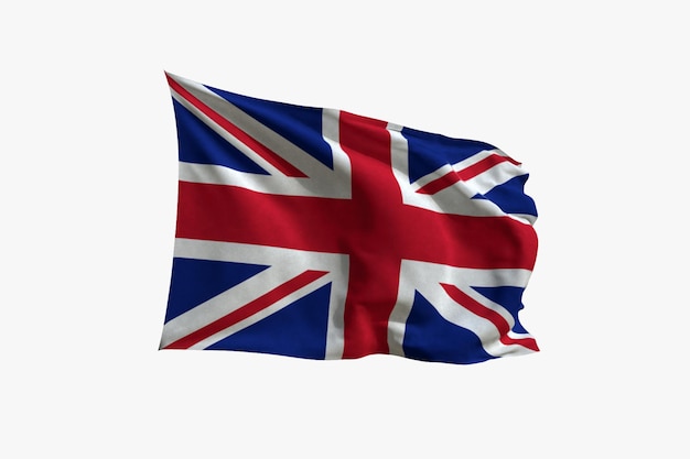 england flag realistic 3d render