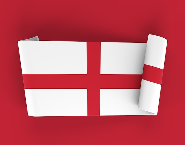 England Ribbon Banner