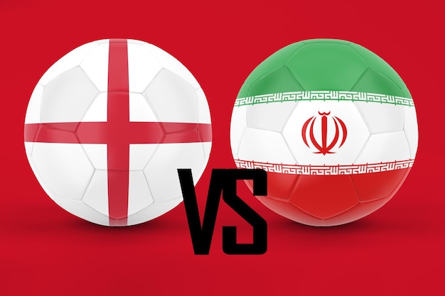 Футбольный матч между Англией и Ираном