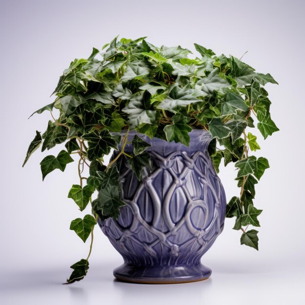 English Ivy Hedera helix Studio Shot Isolated on Clear Background Generative AI