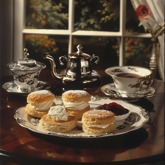 English Scones and Clotted Cream Delight