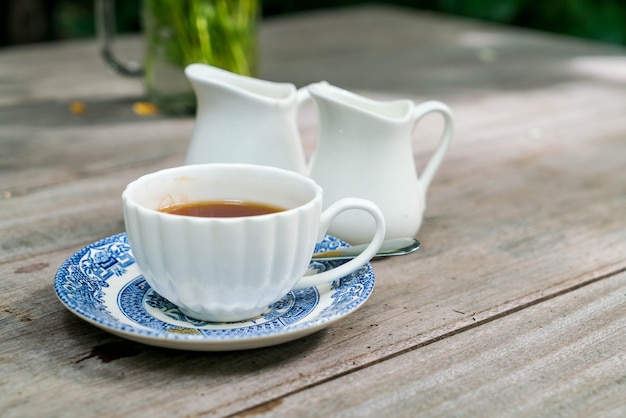 english tea on the table