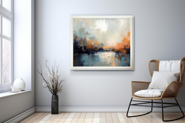 Premium AI Image  Enhance Your Artwork with a Stunning 30x40 Canvas Frame