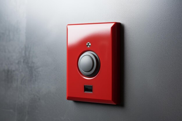 Улучшенная безопасность и удобство Красная ручная кнопка отключения Электромагнитная стеновая дверная стойка с Sle