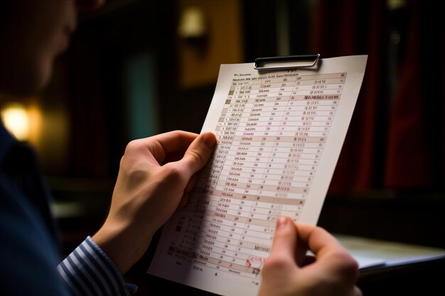 Photo enhancing accuracy a closeup of the examinee using a rubber to modify the answer sheet