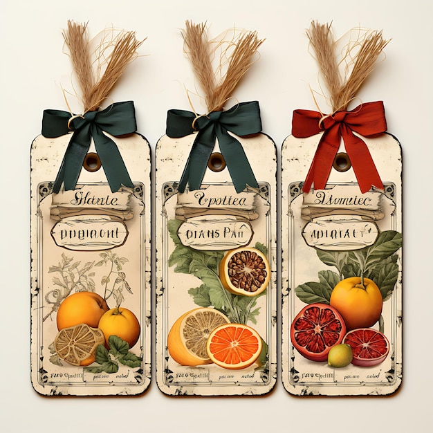 Photo enhancing brand impact with premium packaging captivating hang tags and striking tag cards