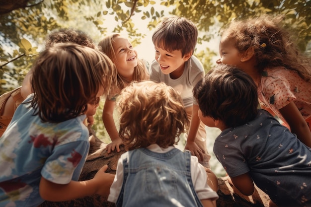 Foto miglioramento delle abilità sociali e della salute mentale dei bambini attraverso le lezioni di socializzazione di gruppo