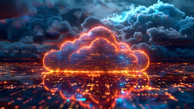 enhancing operational efficiency through integrated cloud computing for digital data processing concept cloud computing operational efficiency digital data processing integration technology