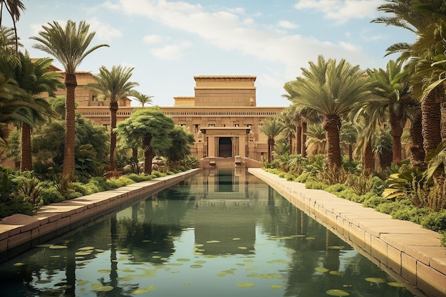 The enigmatic beauty of the hanging gardens of babylon