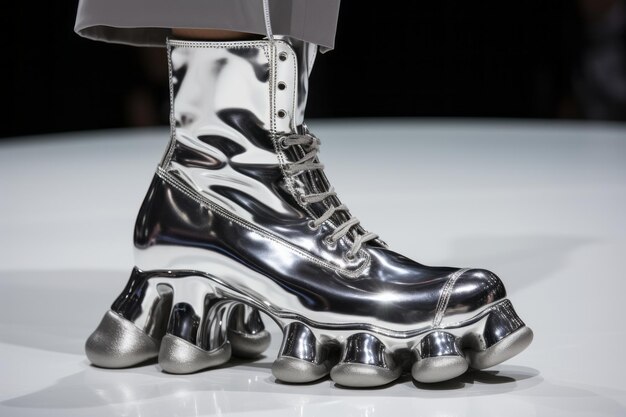 The Enigmatic Charm of a Silver Boot Wearer ar 32