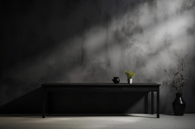 The Enigmatic Depths Exploring the Dark Desk of Free Space in Home Interior
