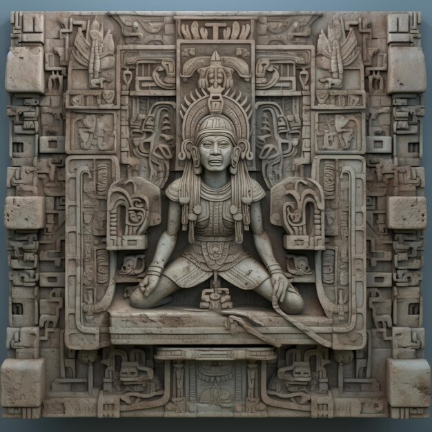 Premium Photo  The Enigmatic Depths Unveiling the Sacrificial Mayan 