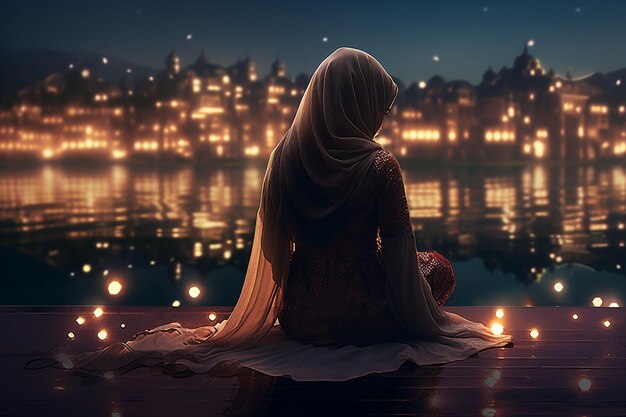 Enigmatic Eid Night Art