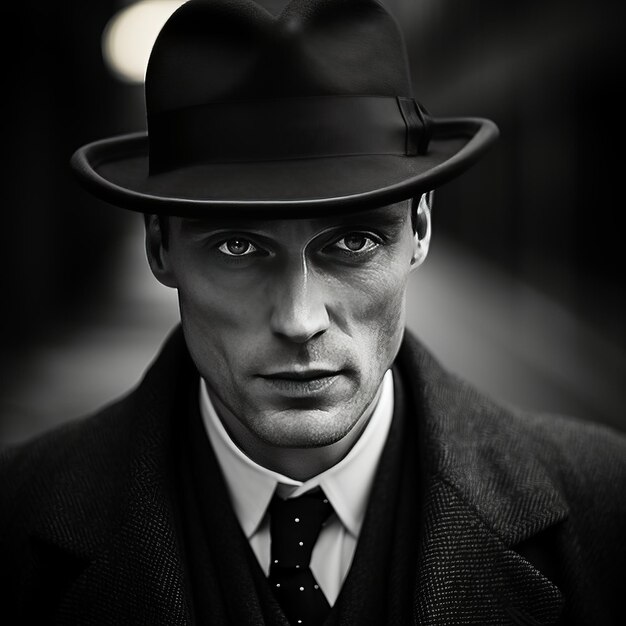 The Enigmatic Enchanter A Portrait of Cillian Murphy in the Smoky Alleys of 1920s Noir