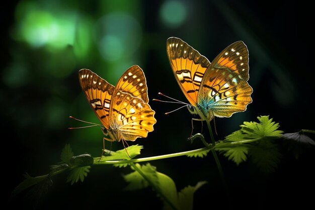 The Enigmatic Glow of Butterflies