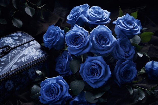 Photo enigmatic indigo intrigue blue gift photo