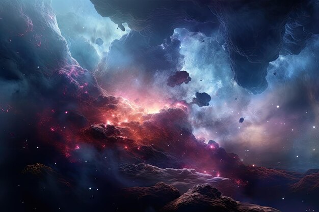 Enigmatic Nebulae Captivating celestial wonders