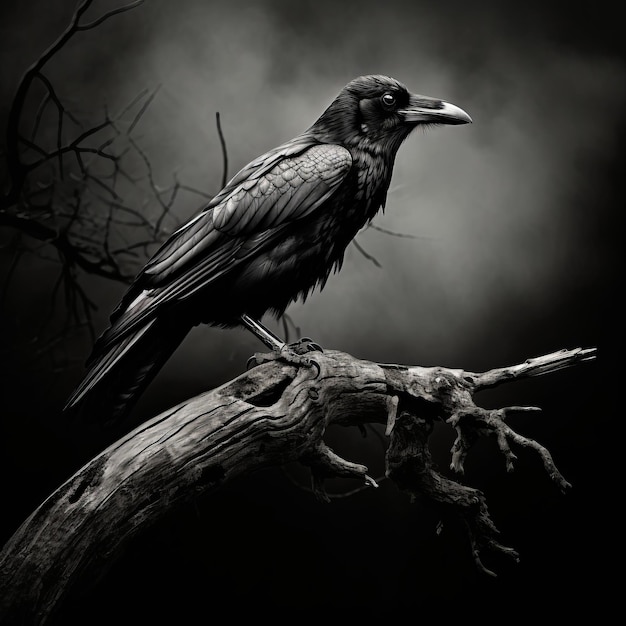 Enigmatic Shadows The Mystic Crow Unleashed in Death Metal